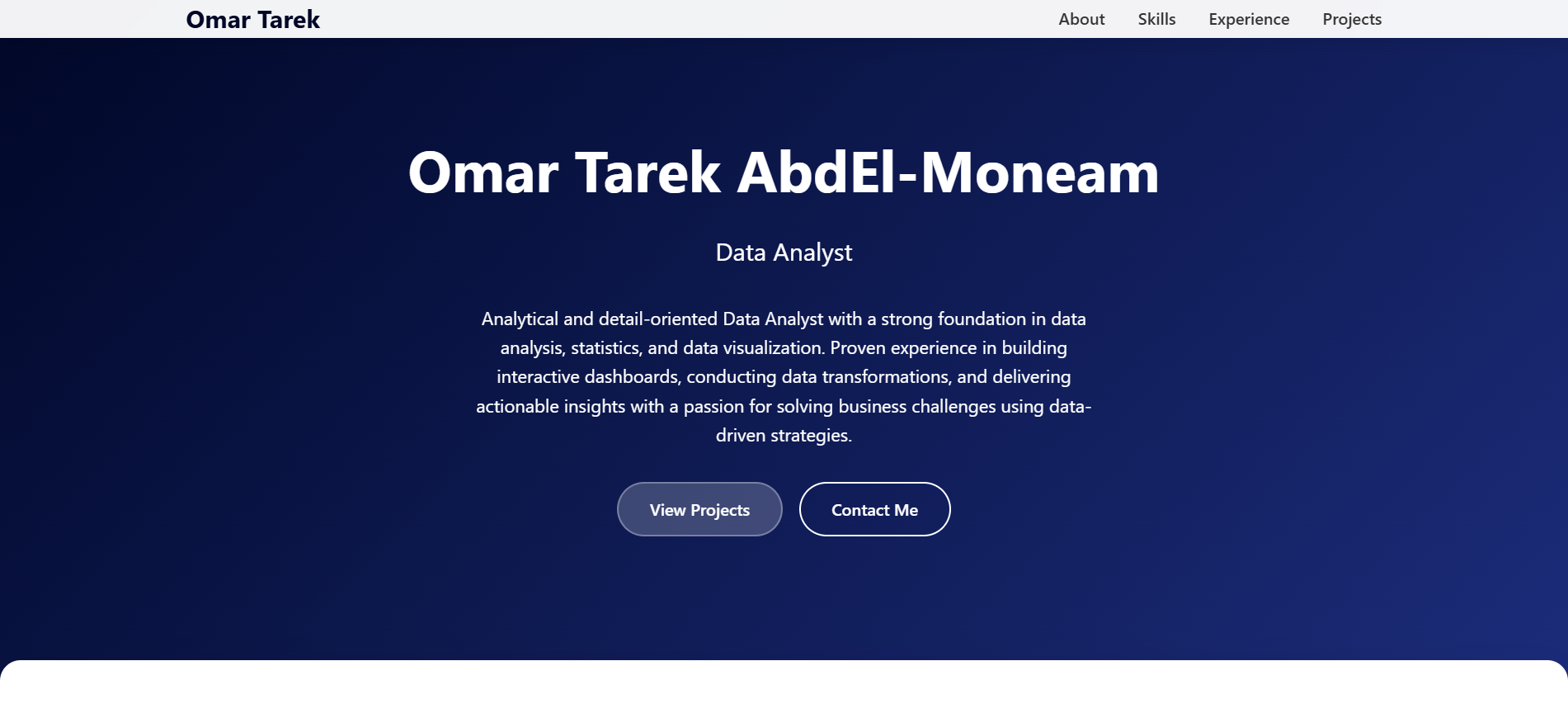 Data Analyst Portfolio